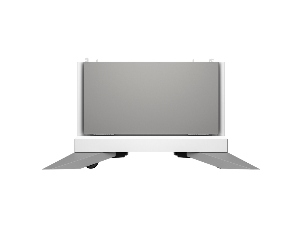 HP Color LaserJet Storage Stand Lunar Gray 65A42A WhiteBG Front