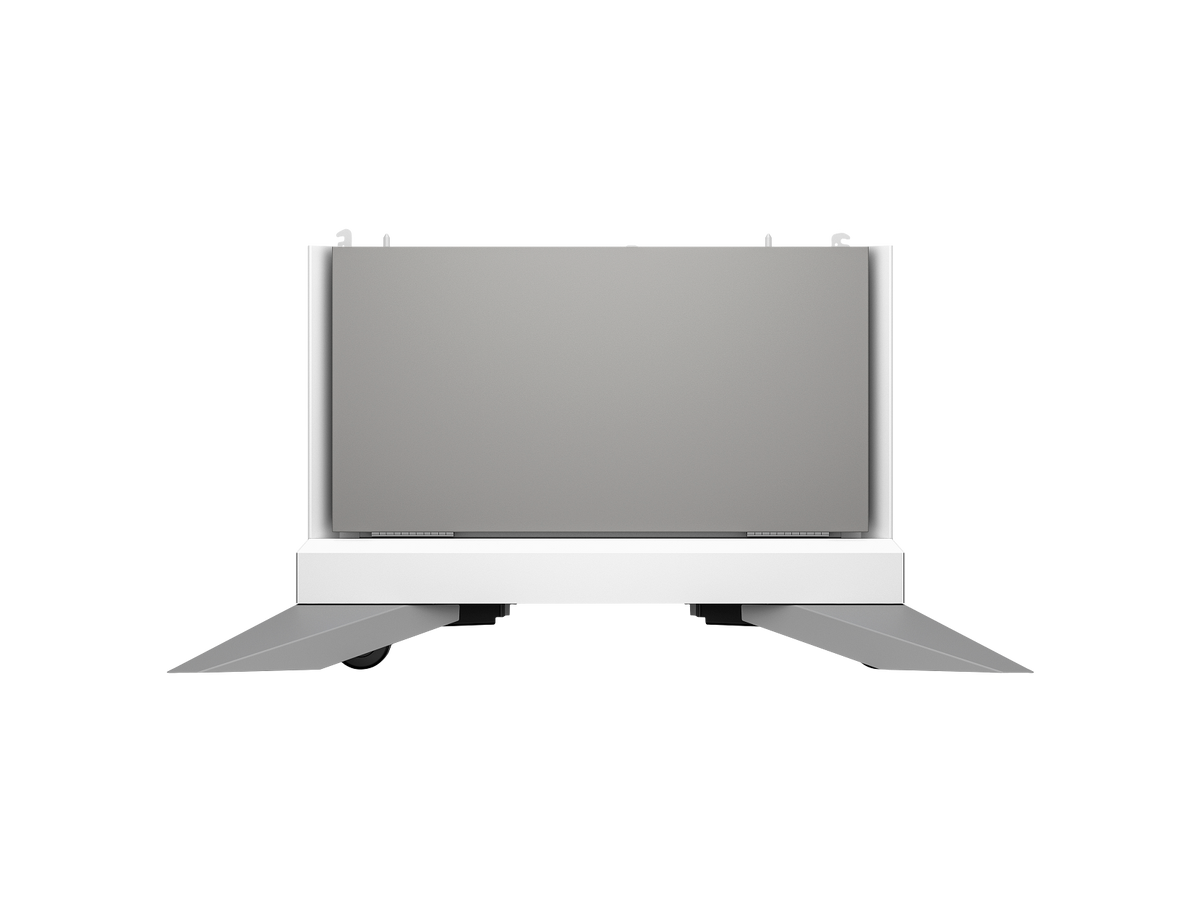 HP Color LaserJet Storage Stand Lunar Gray 65A42A WhiteBG Front