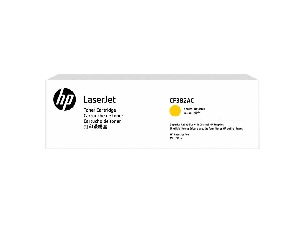 HP CF382AC Yellow Toner Cartridge CF382AC CF382-00906 - WW