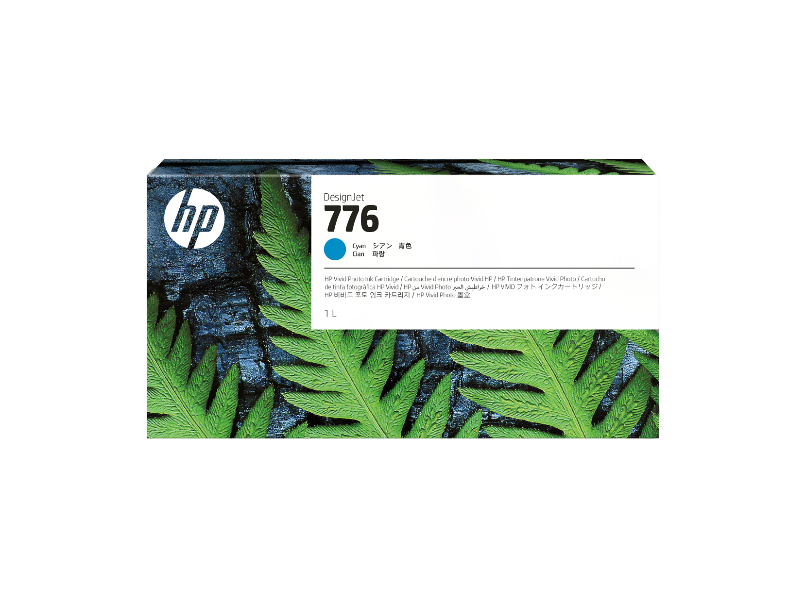 HP 776 1L Cyan DesignJet Ink Cartridge WW