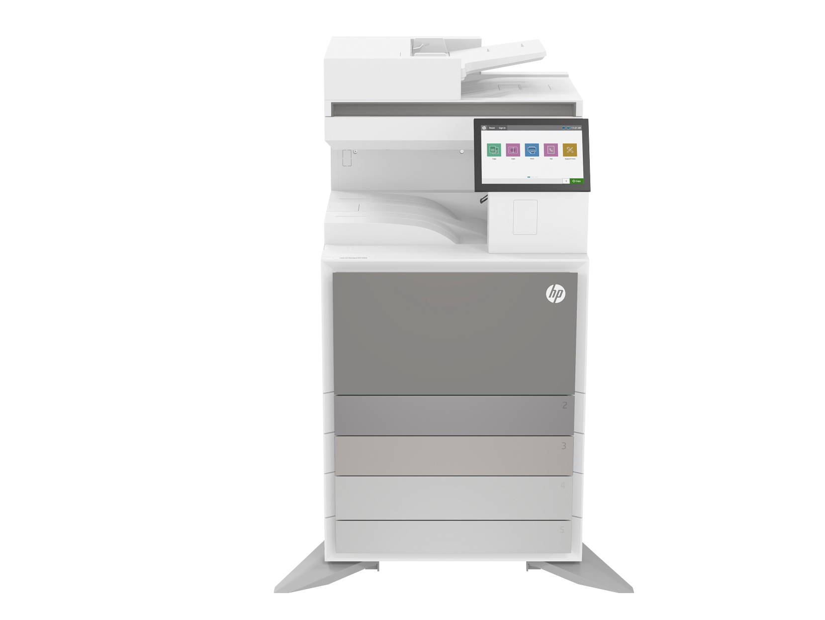 HP LaserJet Managed MFP E826dn, front view