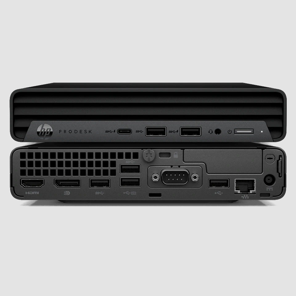 HP Pro 400 Mini G9 Intel Core I5-12500T 8GB-DDR4 256GB W10 Desktop PC (6L5R5PA)