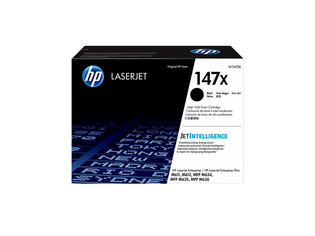 HP 147X Black High Yield Toner Cartridge W1470X W1470-00902a USRow
