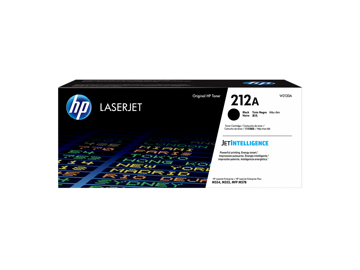 HP 212A Black Toner Cartridge - W2120A W2120-00901a USRow