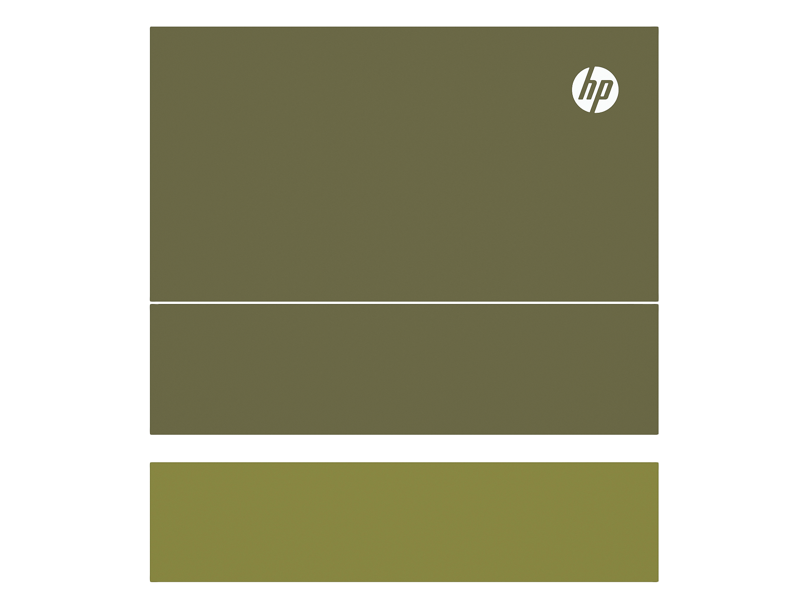 HP Color LaserJet X654 Cosmic Green Color Panel Kit​ - White BG