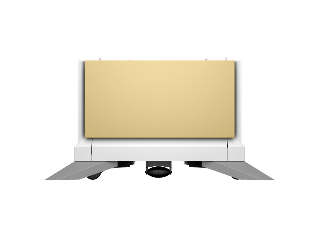 HP Color LaserJet 2100 sheet High Capacity Paper Tray Stand HCI Constellation Yellow 65A33A GreyBG Front
