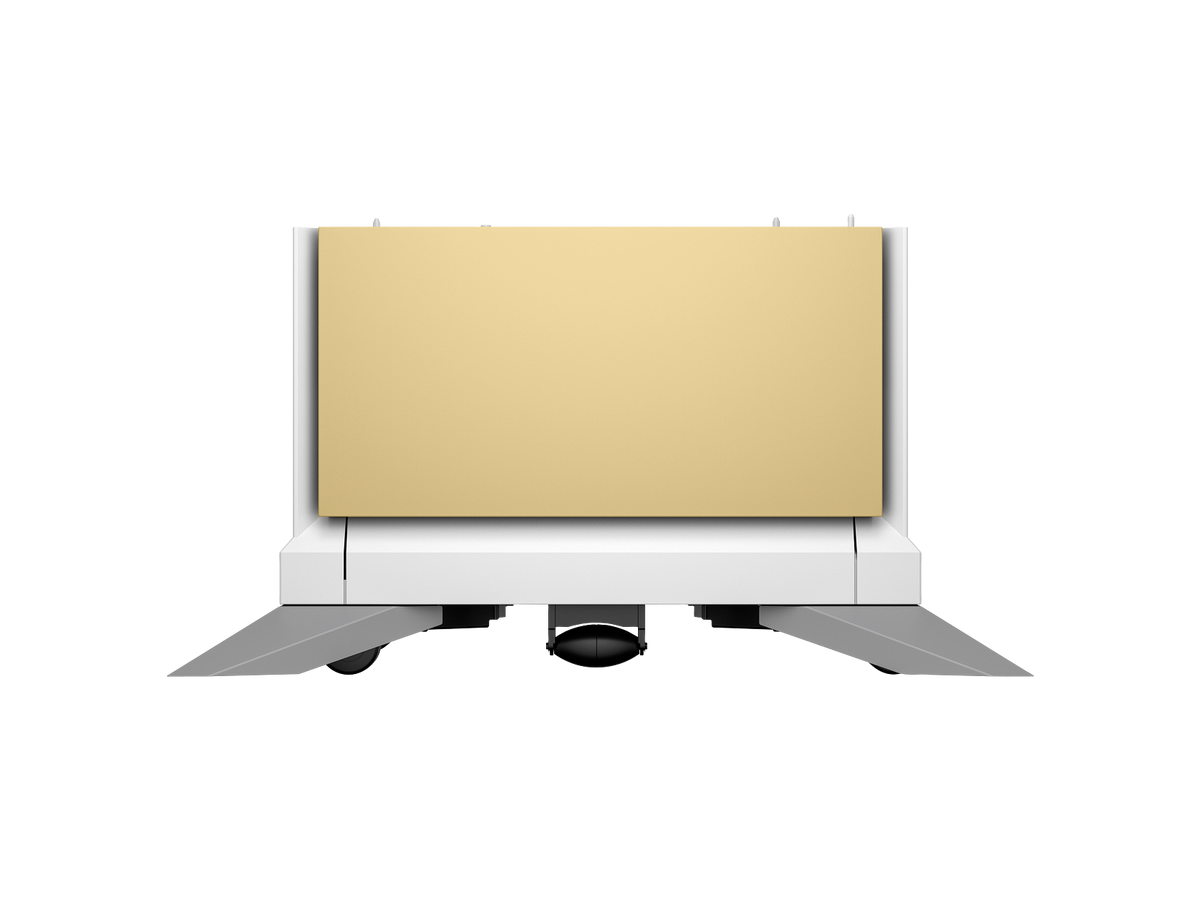 HP Color LaserJet 2100 sheet High Capacity Paper Tray Stand HCI Constellation Yellow 65A33A GreyBG Front