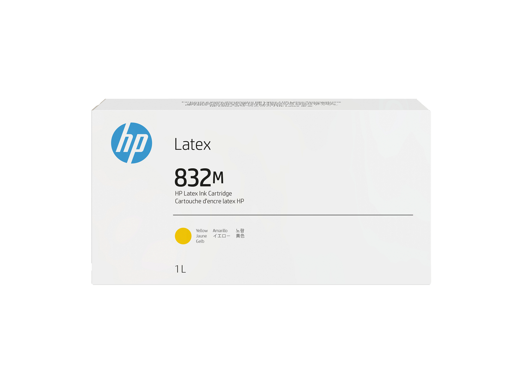 HP 832M 1L Yellow Latex Ink Cartridge WW