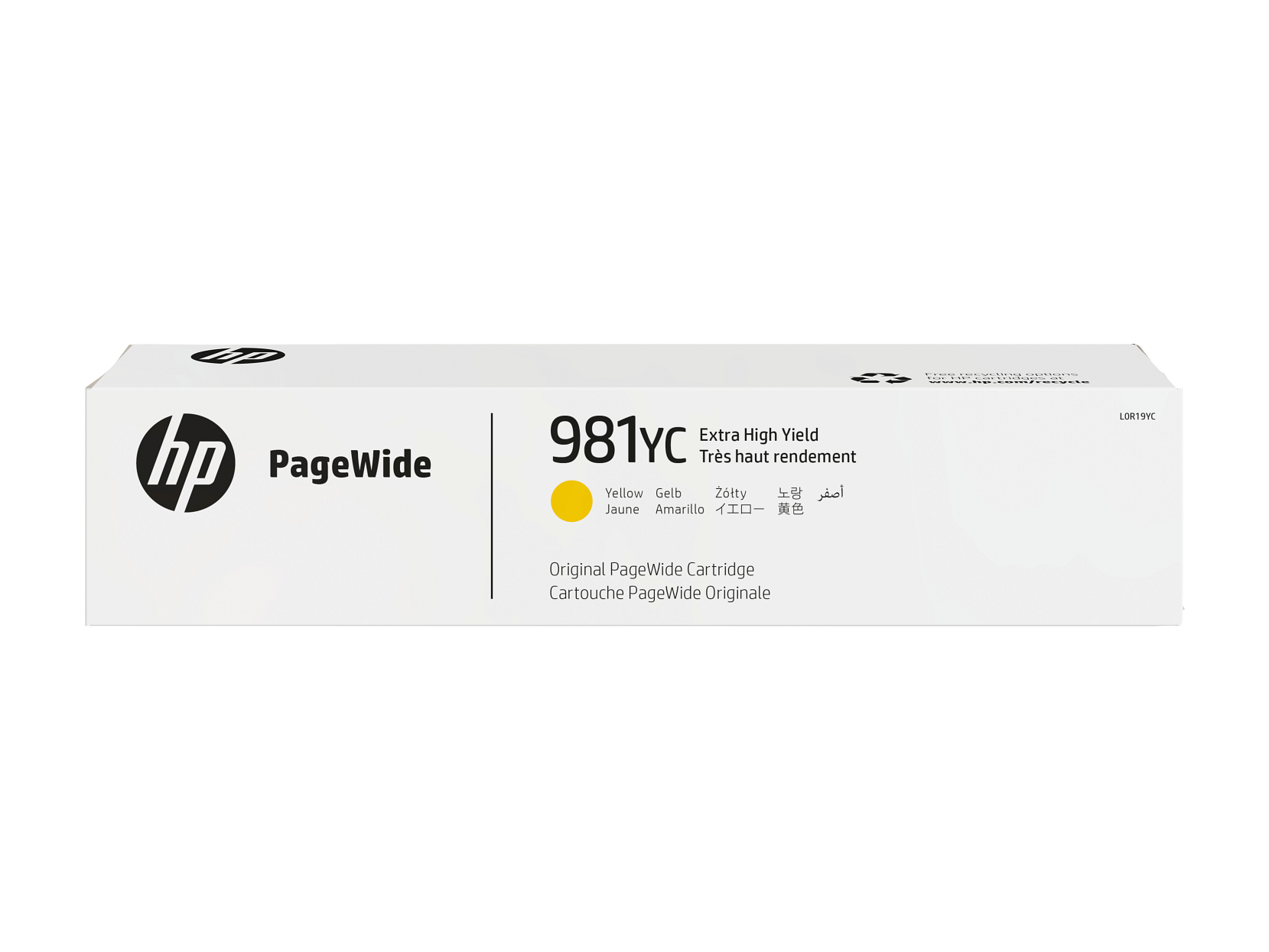 HP 981YC Yellow Extra High Yield Original PageWide Cartridge WW