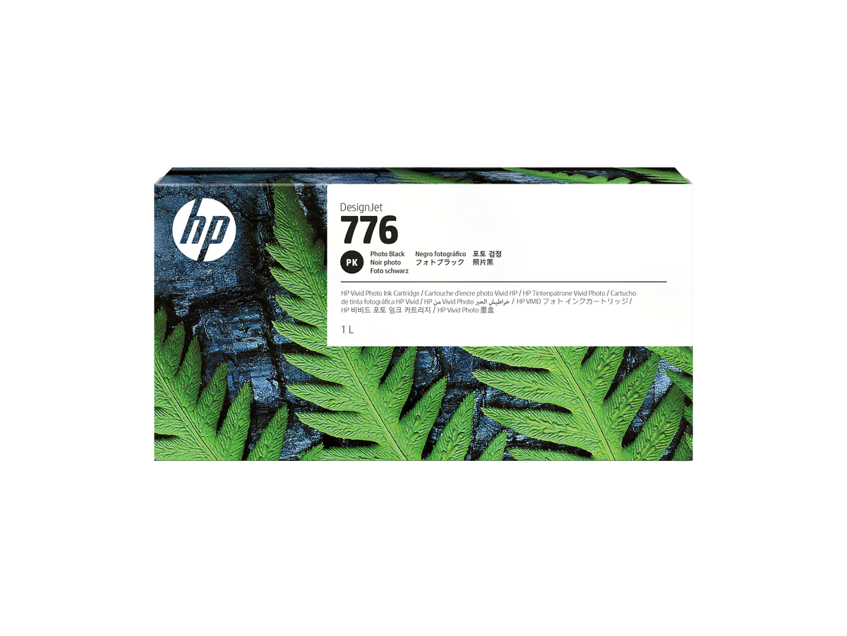 HP 776 1L Photo Black DesignJet Ink Cartridge WW