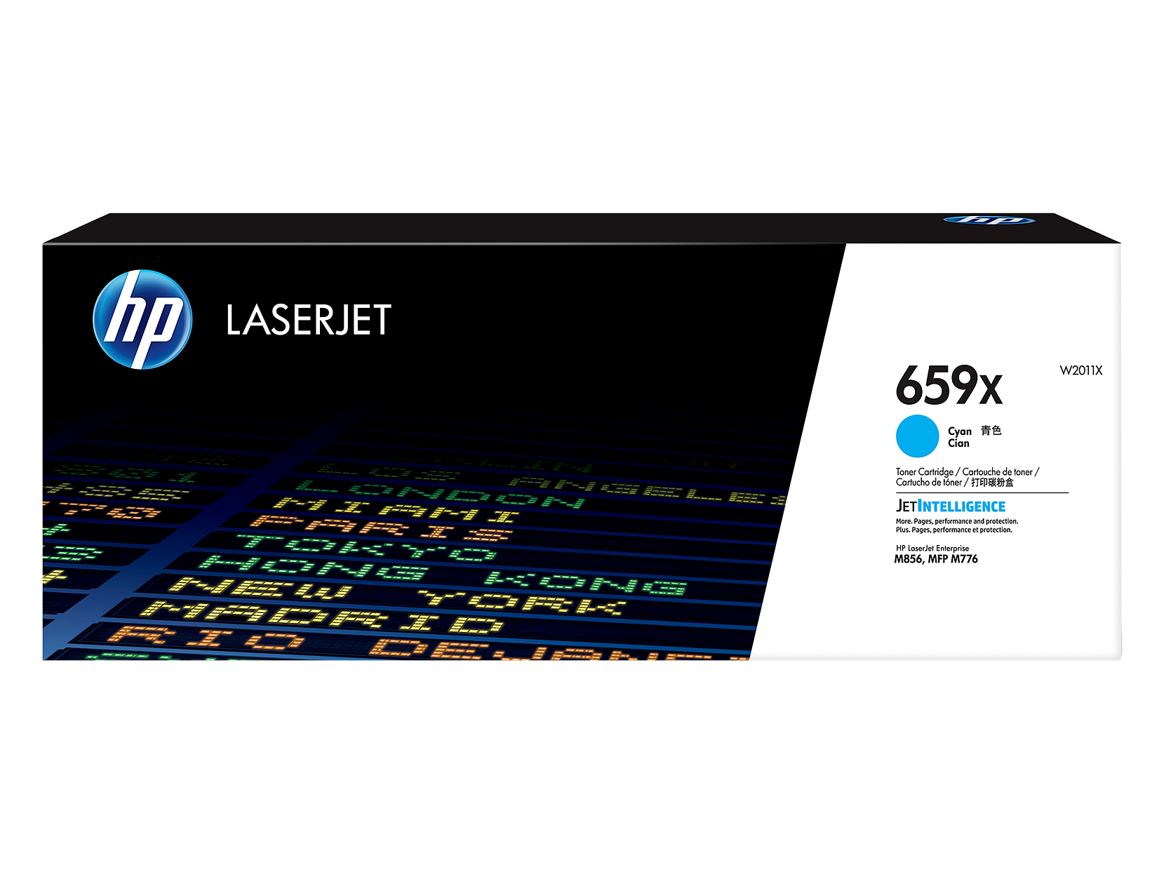 HP 659X Cyan Toner Cartridge W2011X W2011-00008 a USROW