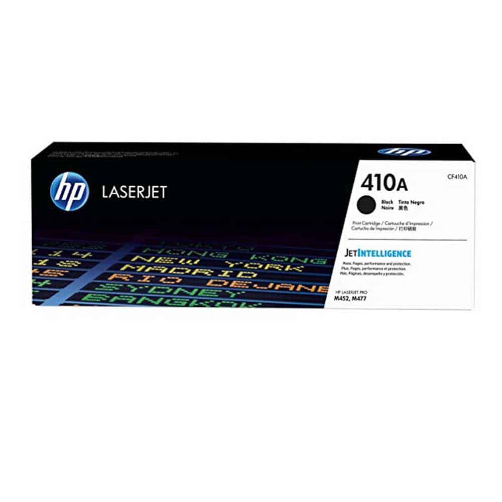HP 410A Black Toner Cartridge - 2.3k page yield (CF410A)