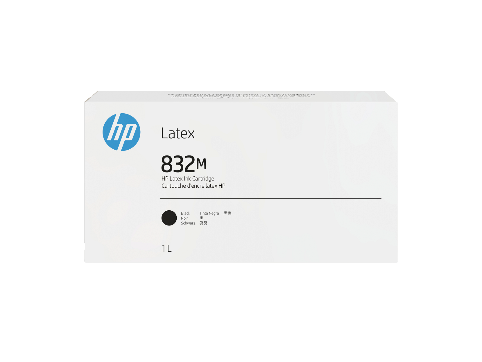 HP 832M 1L Black Latex Ink Cartridge WW