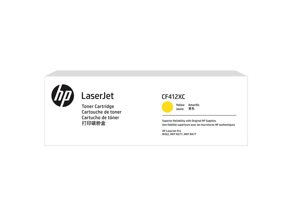 HP CF412XC Yellow Toner Cartridge CF412XC CF412-00906a WW