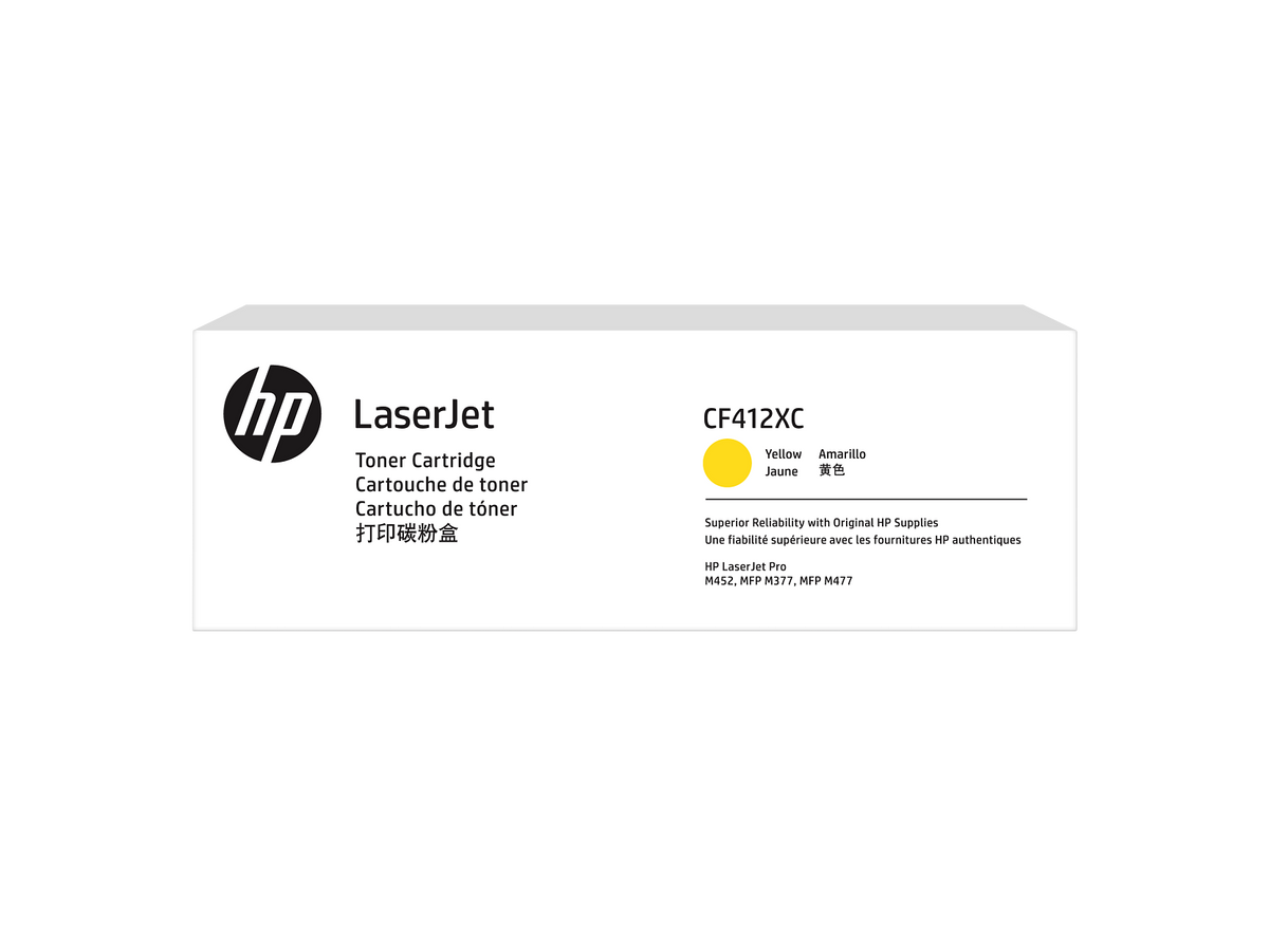 HP CF412XC Yellow Toner Cartridge CF412XC CF412-00906a WW
