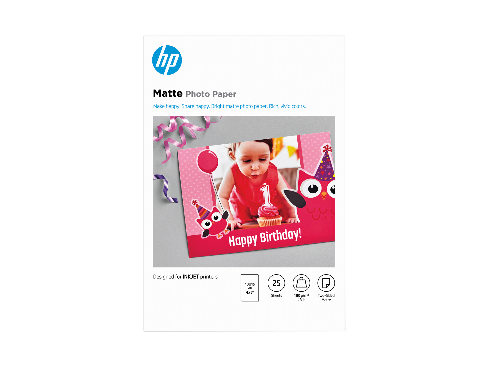 7HF70A Matte Photo Paper, two sided