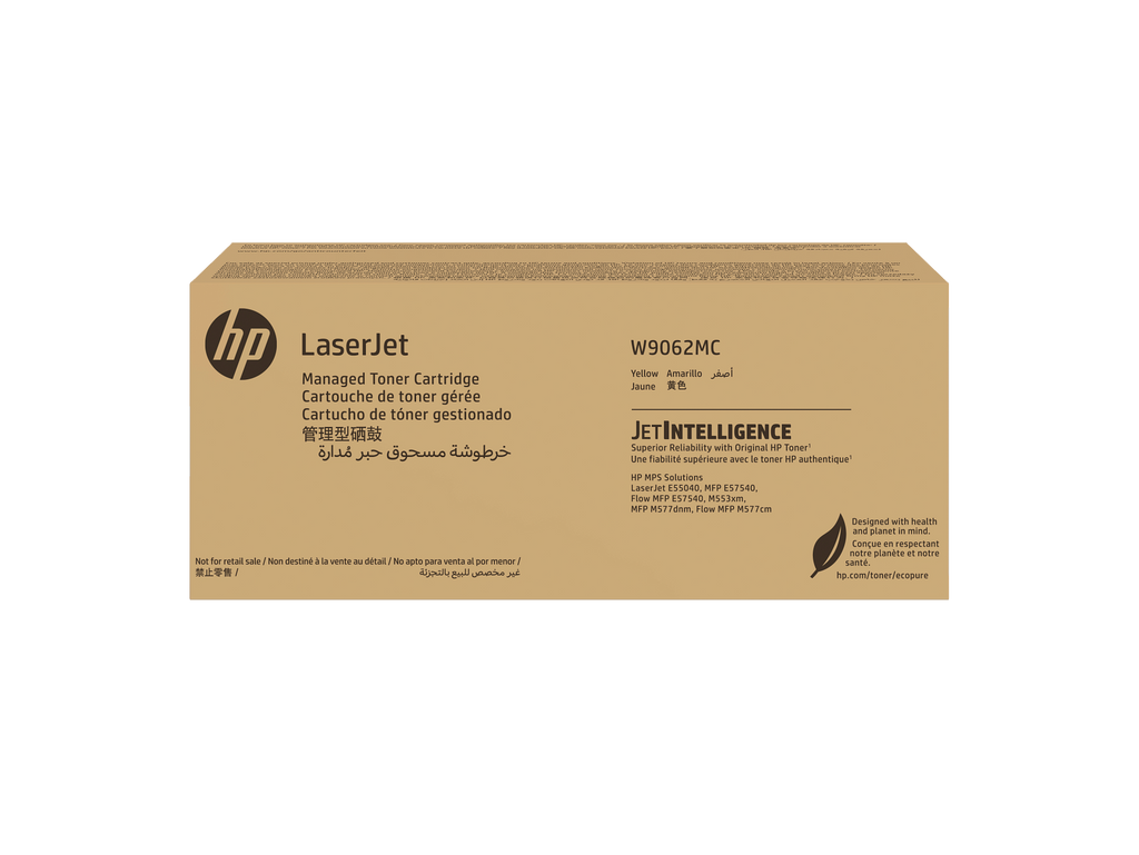 HP W9062MC Yellow Managed Toner Cartridges W9062-00004a WW