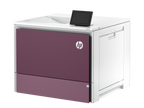 HP Color LaserJet Enterprise 5700dn Transactional AuroraPurple Catalog WhiteBG FrontLeft