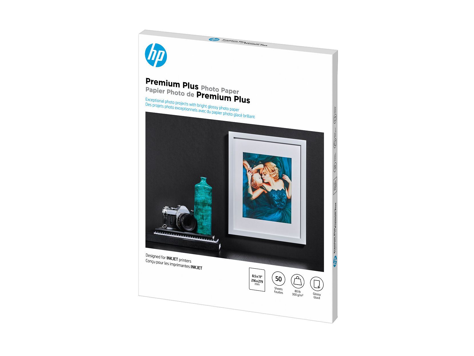 HP Premium Plus Photo Paper, Glossy, FSC, A size, 50 shts, CR664A CR664-00005