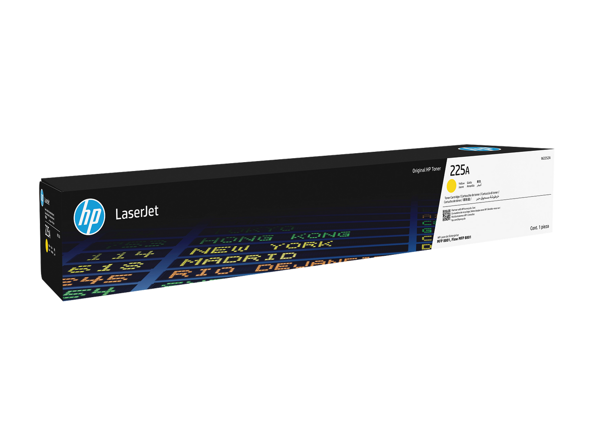HP LaserJet 225A Yellow Toner Cartridge W2252A W2252-00007a WW
