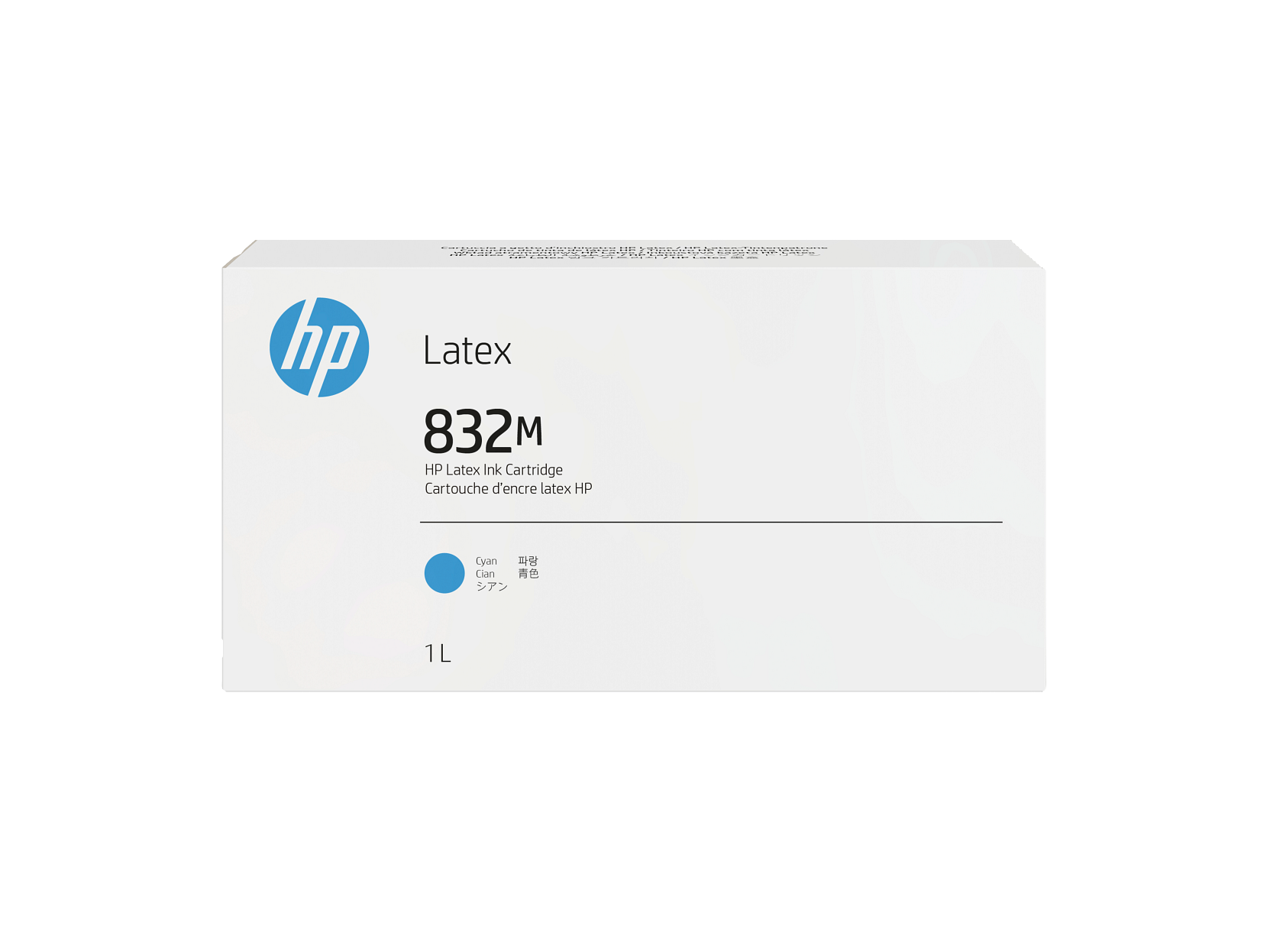 HP 832M 1L Cyan Latex Ink Cartridge WW