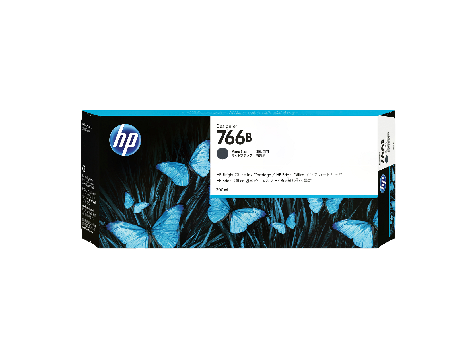 HP 766B 300ml Matte Black DesignJet Ink Cartridge WW