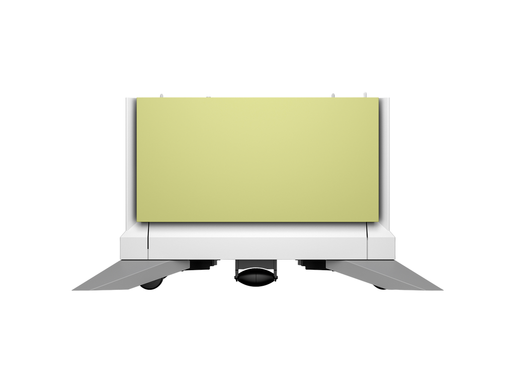 HP Color LaserJet 2100 sheet High Capacity Paper Tray Stand HCI Cosmic Green 65A34A GreyBG Front