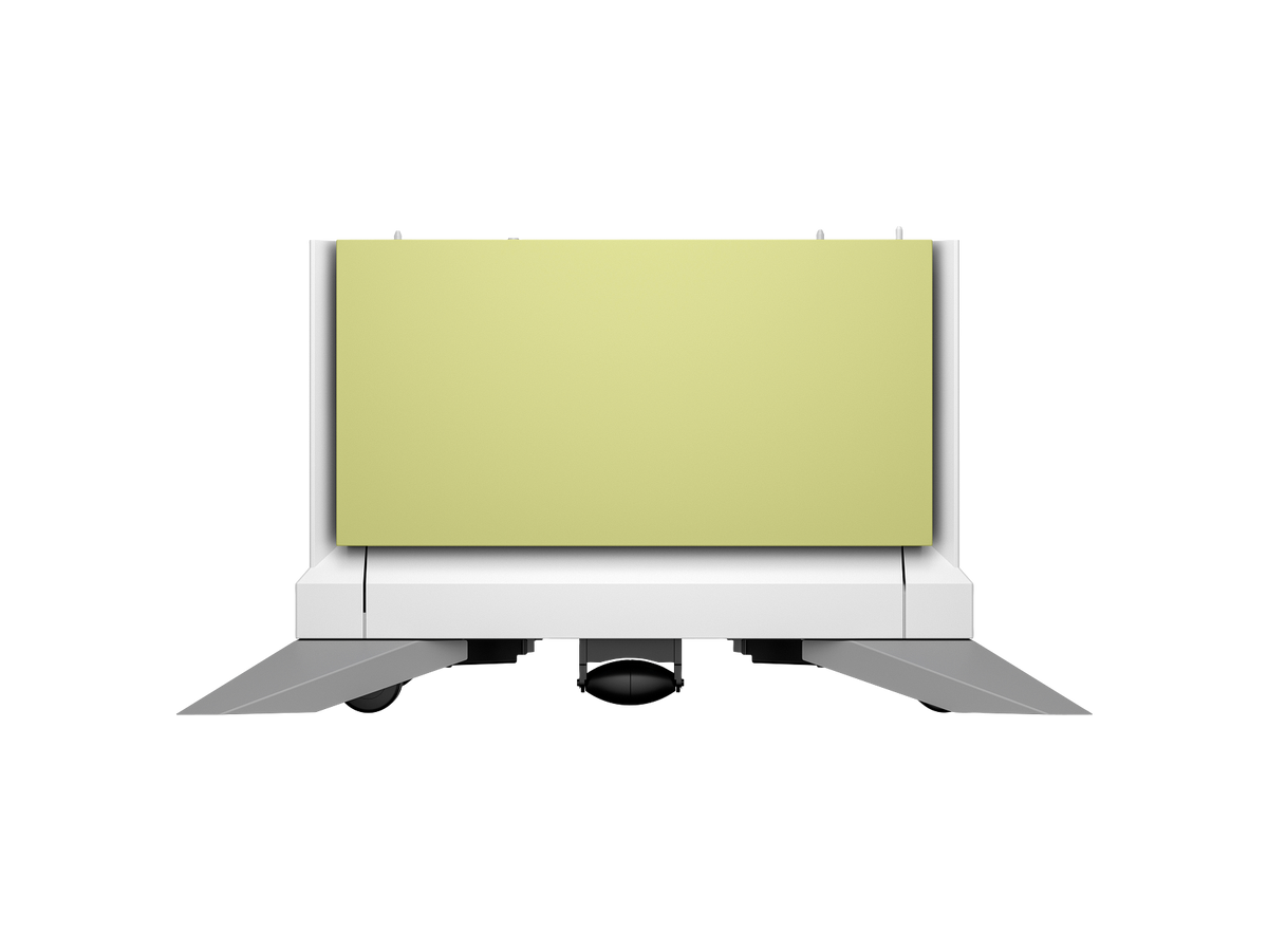 HP Color LaserJet 2100 sheet High Capacity Paper Tray Stand HCI Cosmic Green 65A34A GreyBG Front