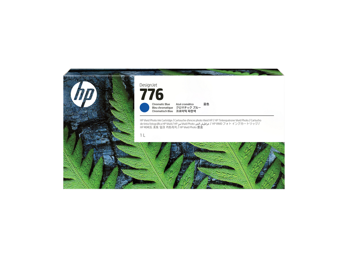 HP 776 1L Chromatic Blue DesignJet Ink Cartridge WW