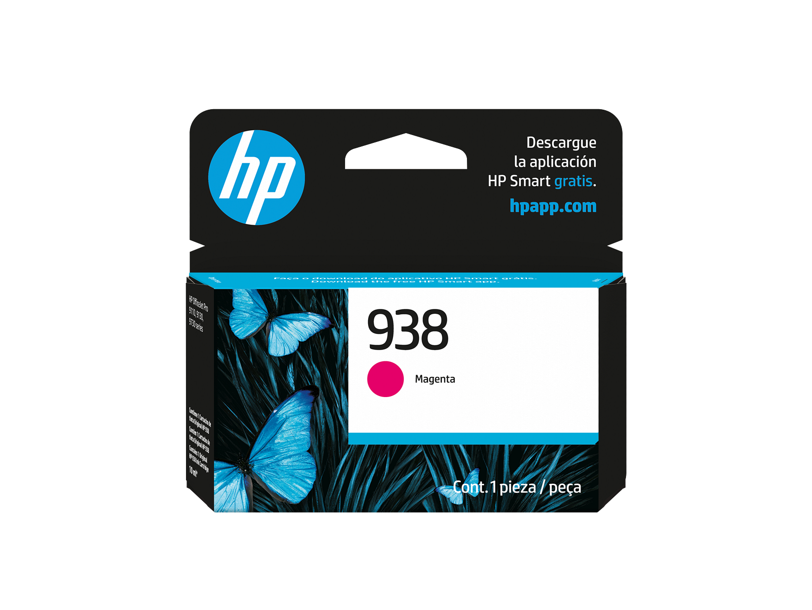 HP 938 Magenta Original Ink Cartridge 4S6X6PL 4S6X6-80002 LAR