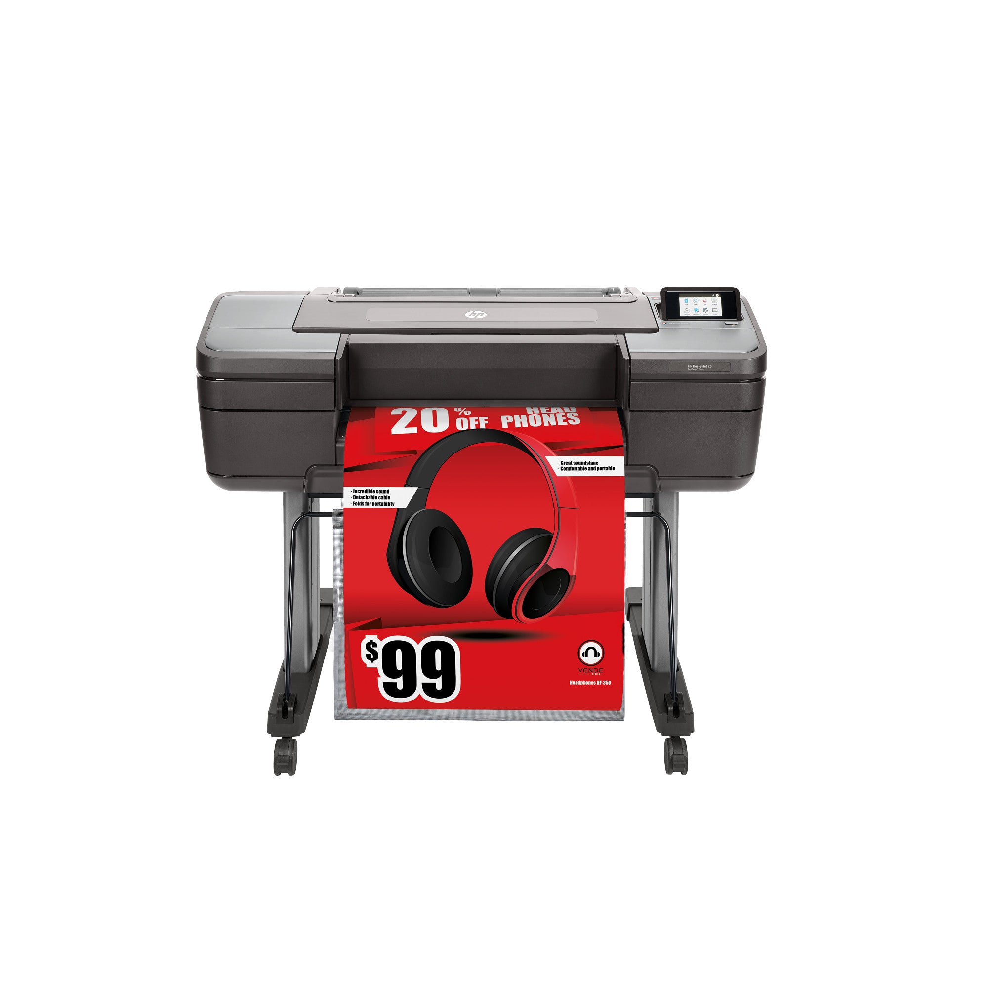 HP DesignJet Z6 24-in PostScript Printer (T8W15A)
