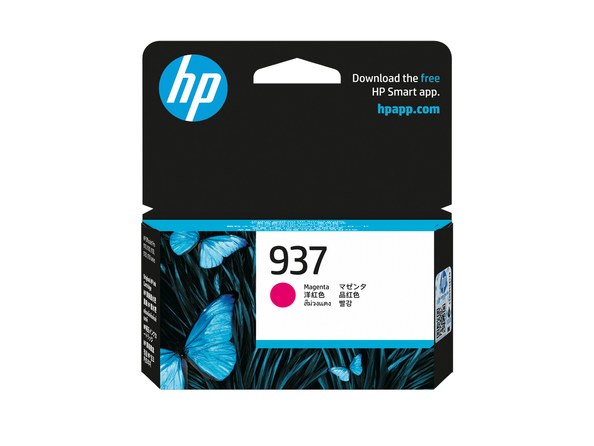 HP 937 Magenta Original Ink Cartridge 4S6W3NA  4S6W3-80001
