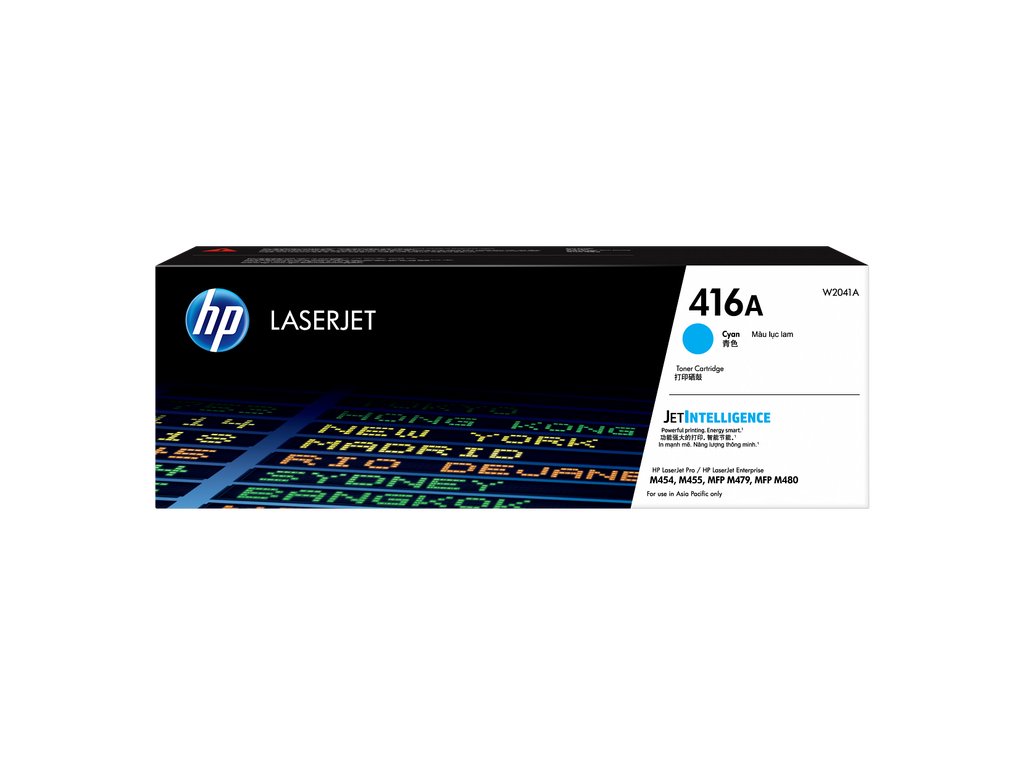 HP 416A Cyan Toner Cartridge - W2041A W2041-00901b APJ