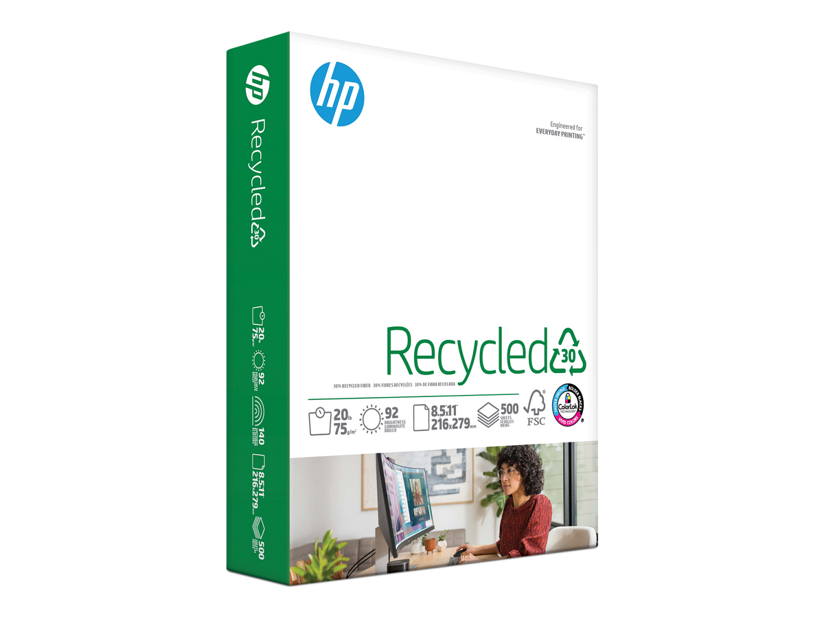HP Recycled Paper-10 reams/Letter/8.5 x 11 in