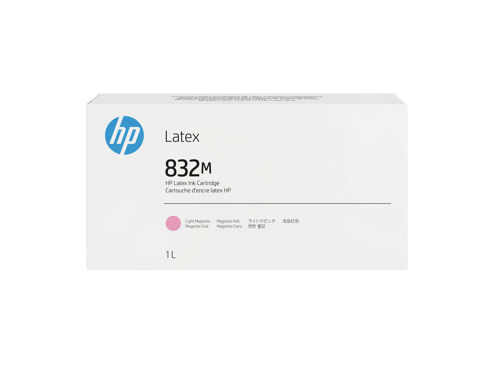 HP 832M 1L Lt Magenta Latex Ink Cartridge WW