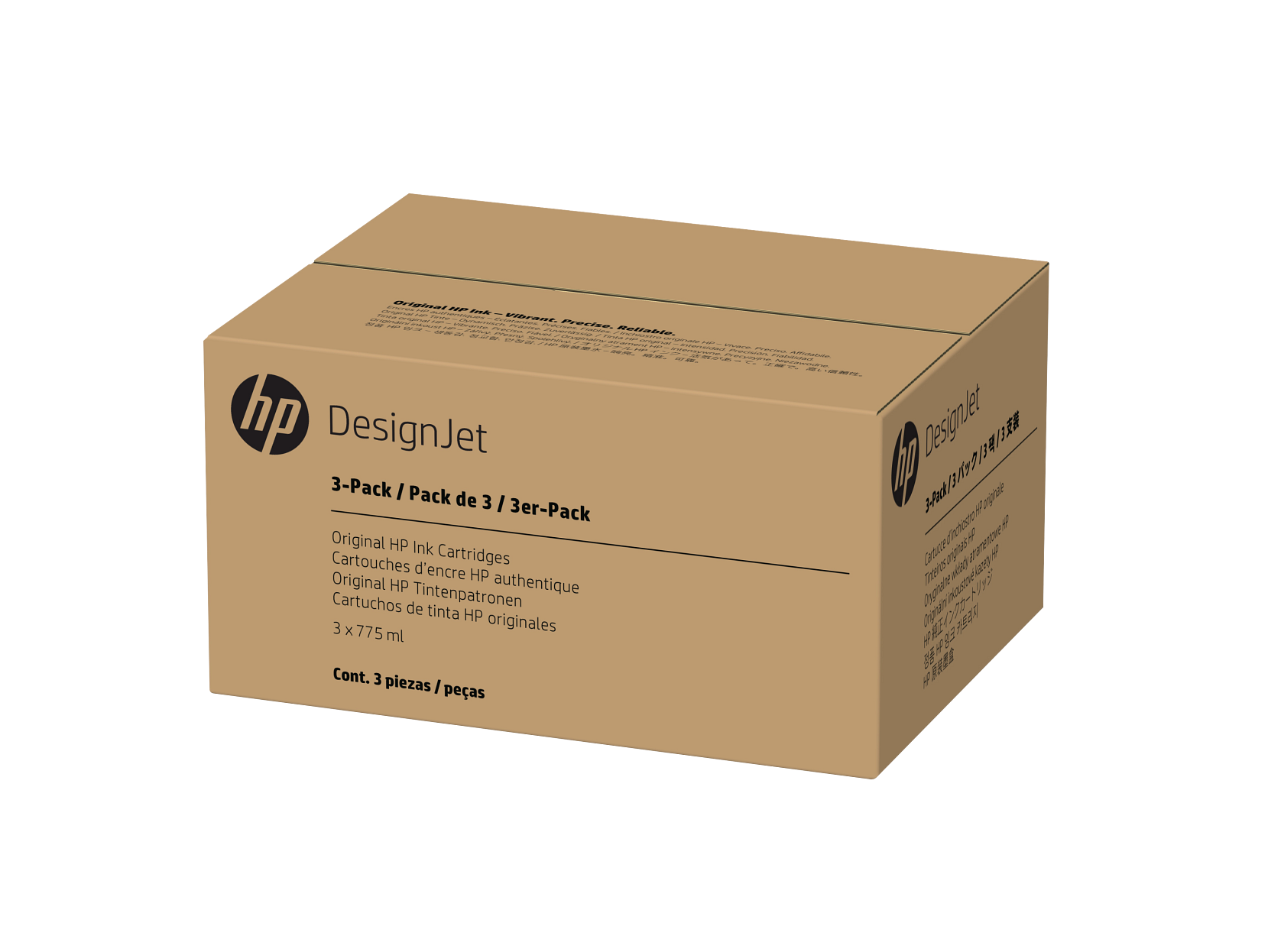 HP 774 775-ml Chromatic Red DesignJet Ink Cartridge 3-Pack, WW