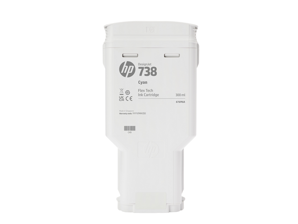 HP 738 Flex Tech Ink 300ml Cyan