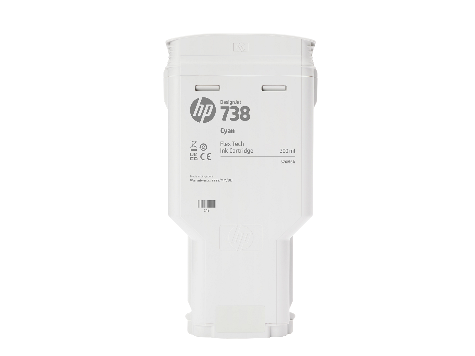HP 738 Flex Tech Ink 300ml Cyan